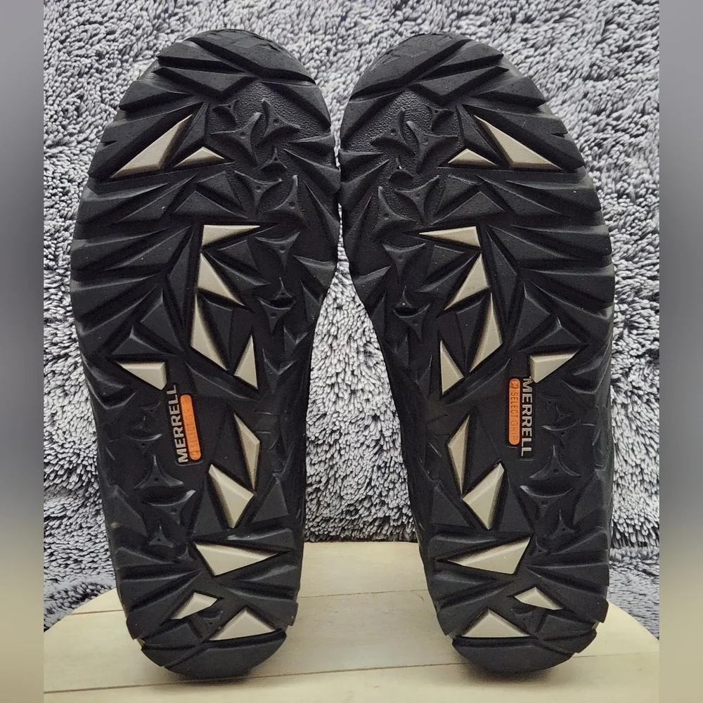 Merrell Winter Boots Womens Size 8 Black Snow Fleece Lined Insulated Waterproof